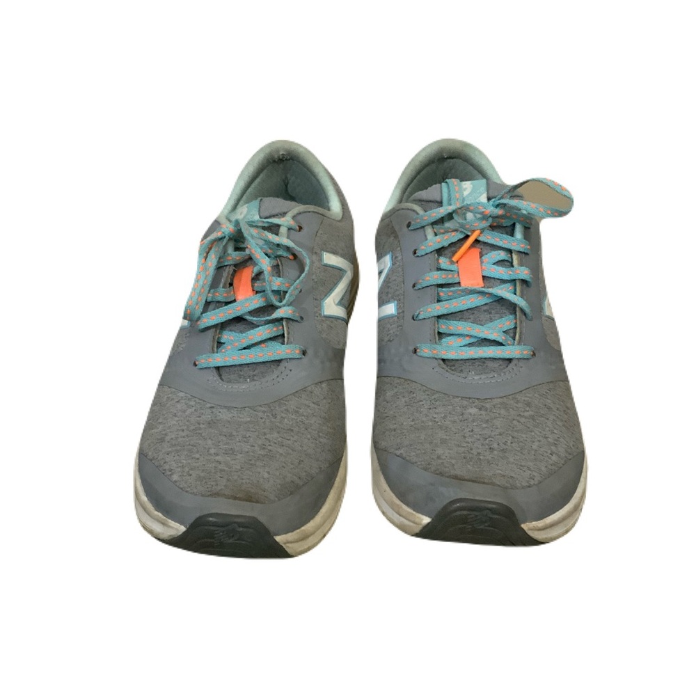 New Balance Gray and Teal Sneakers
